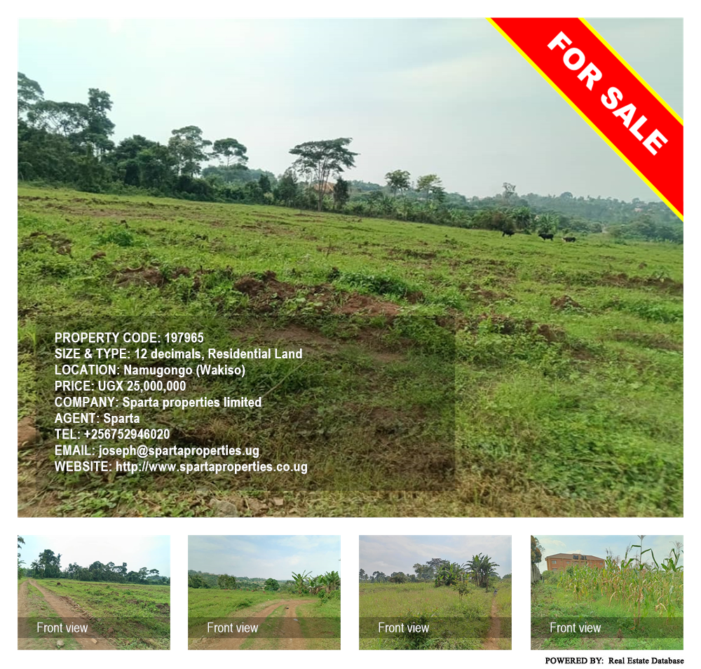 Residential Land  for sale in Namugongo Wakiso Uganda, code: 197965