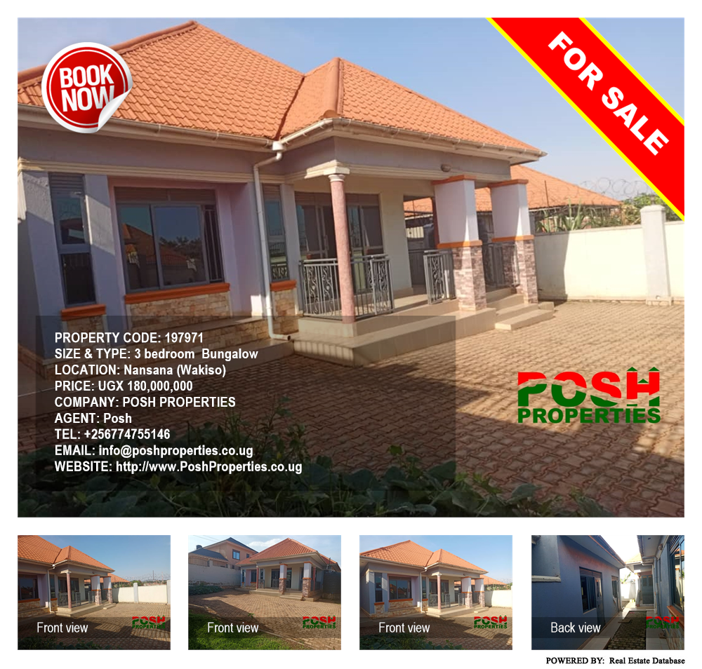 3 bedroom Bungalow  for sale in Nansana Wakiso Uganda, code: 197971