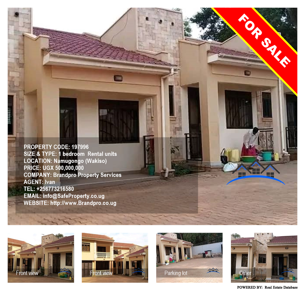 1 bedroom Rental units  for sale in Namugongo Wakiso Uganda, code: 197996