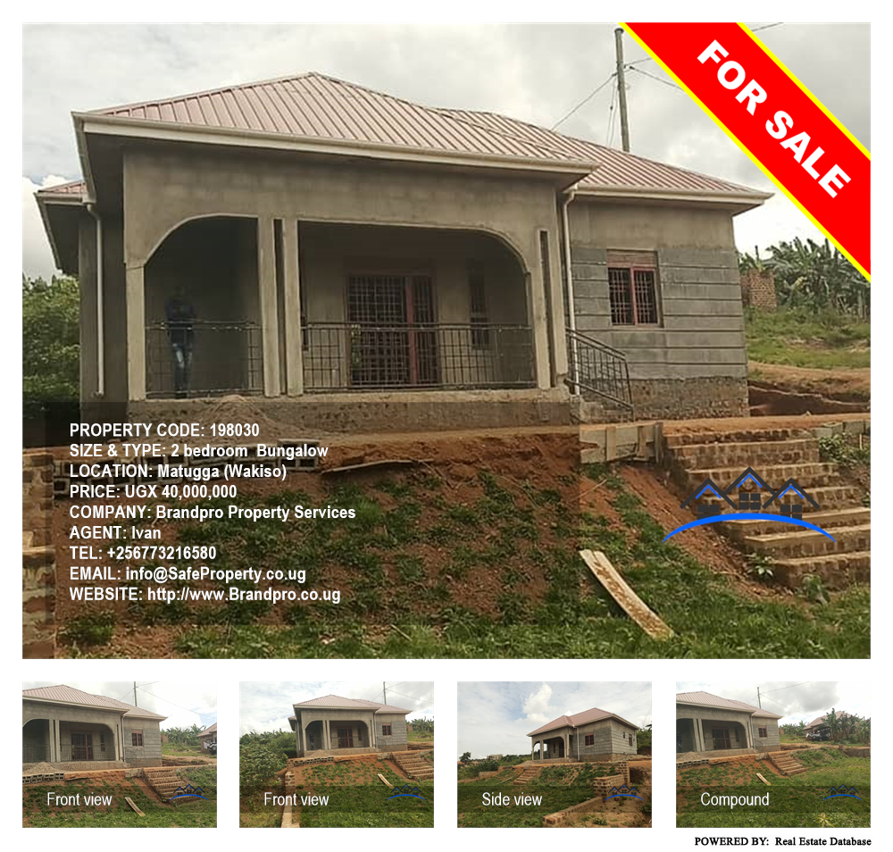 2 bedroom Bungalow  for sale in Matugga Wakiso Uganda, code: 198030