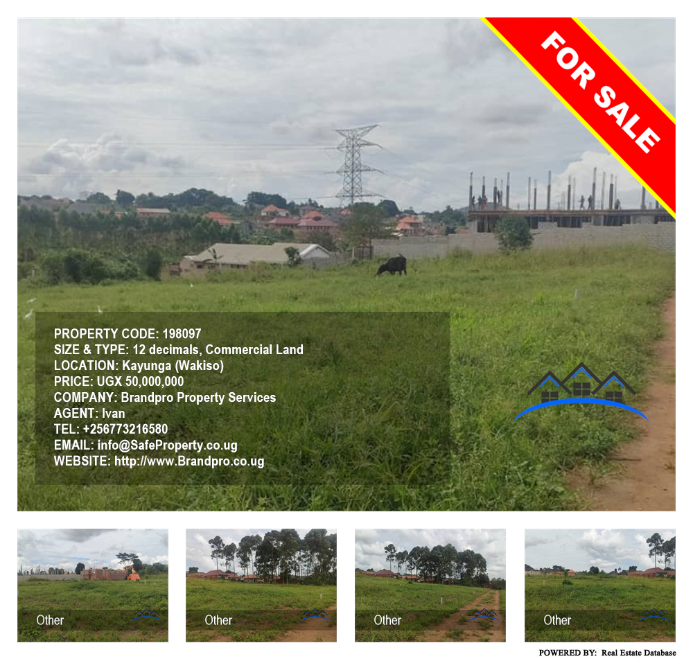 Commercial Land  for sale in Kayunga Wakiso Uganda, code: 198097