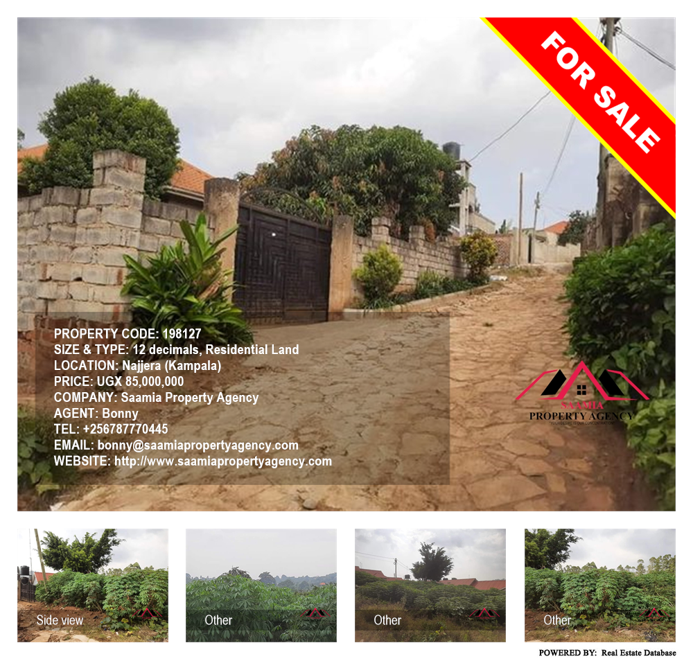 Residential Land  for sale in Najjera Kampala Uganda, code: 198127