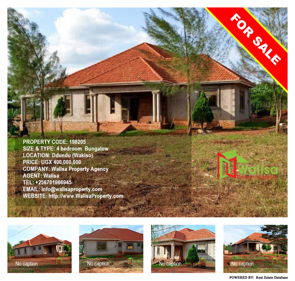 4 bedroom Bungalow  for sale in Ddundu Wakiso Uganda, code: 198205