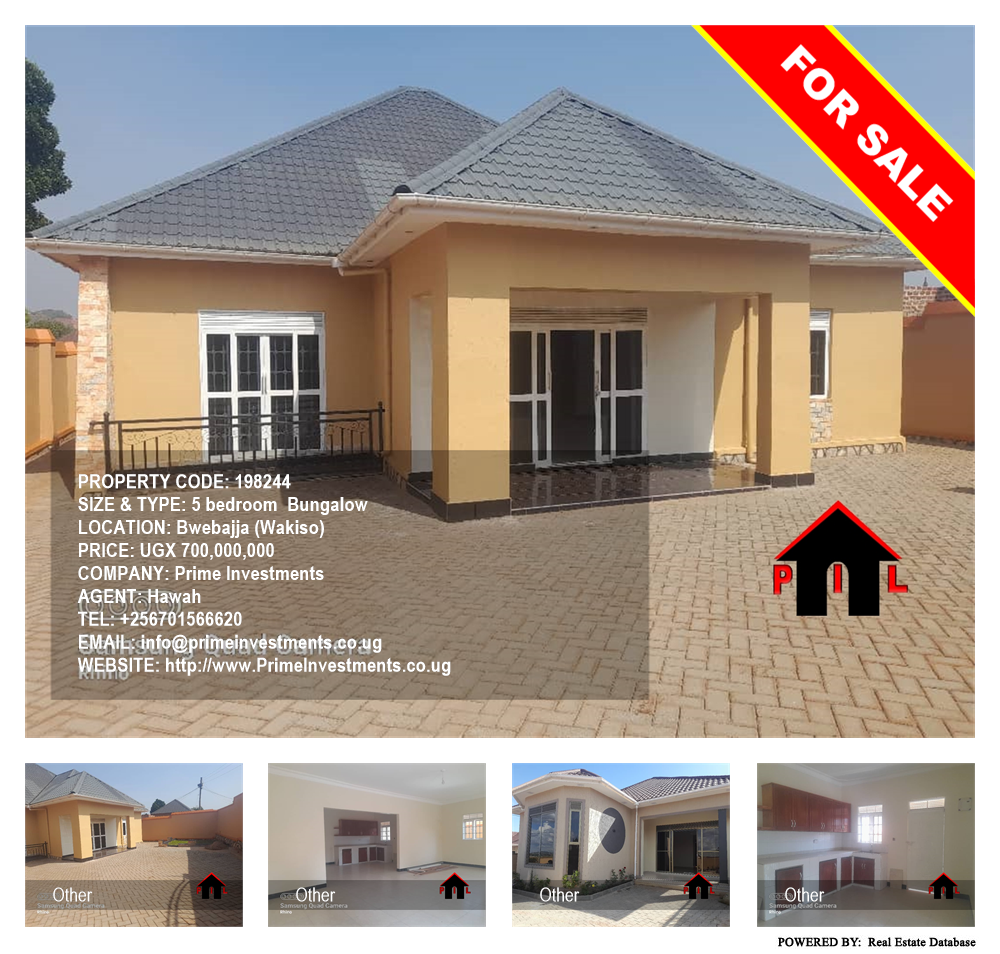 5 bedroom Bungalow  for sale in Bwebajja Wakiso Uganda, code: 198244