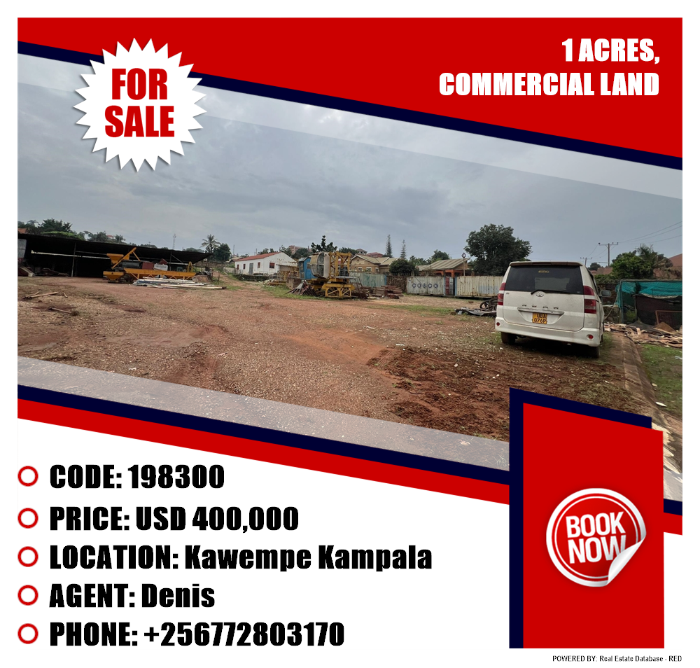 Commercial Land  for sale in Kawempe Kampala Uganda, code: 198300