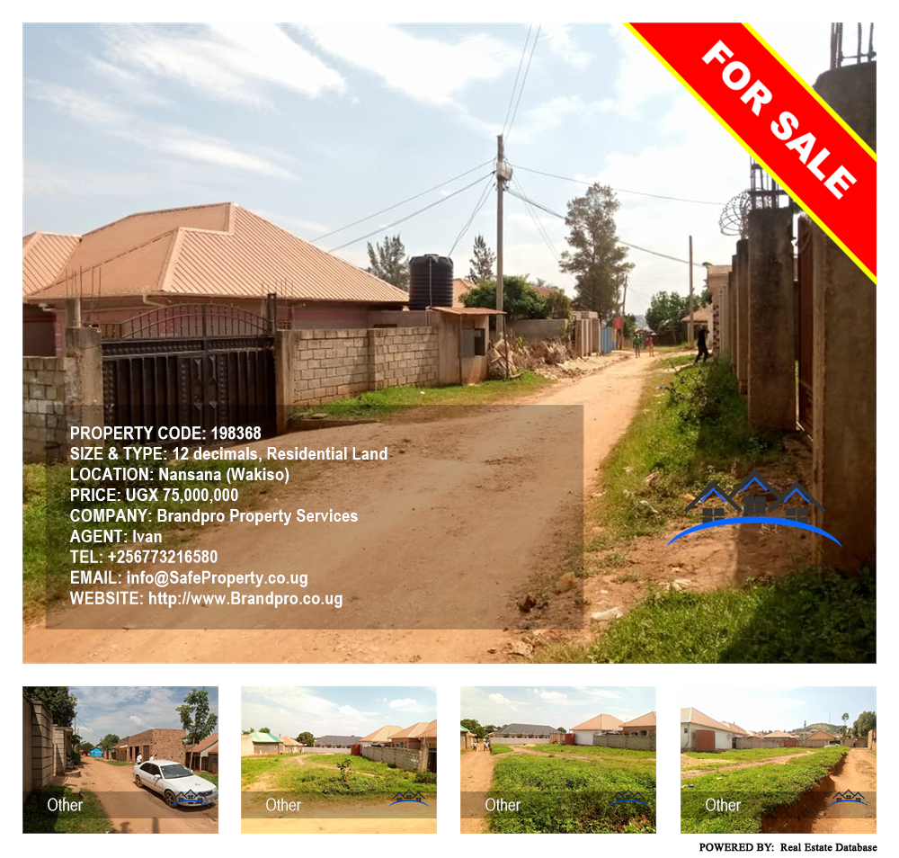 Residential Land  for sale in Nansana Wakiso Uganda, code: 198368