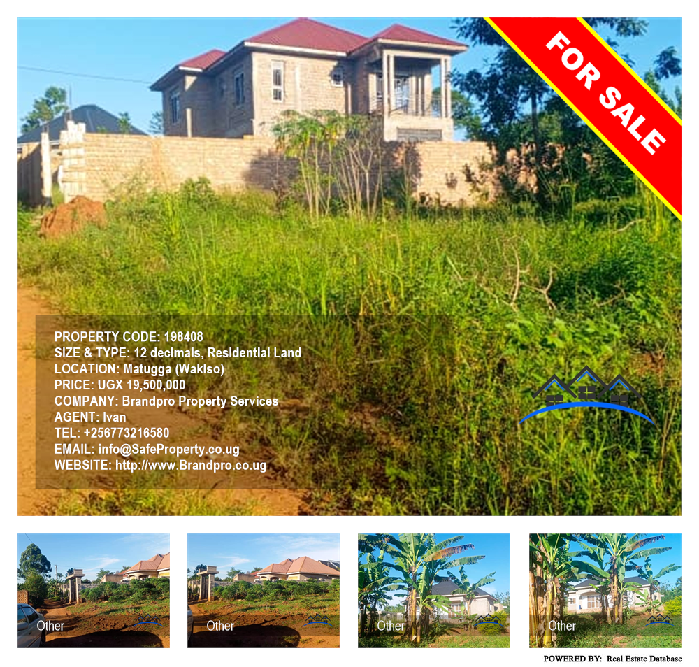 Residential Land  for sale in Matugga Wakiso Uganda, code: 198408