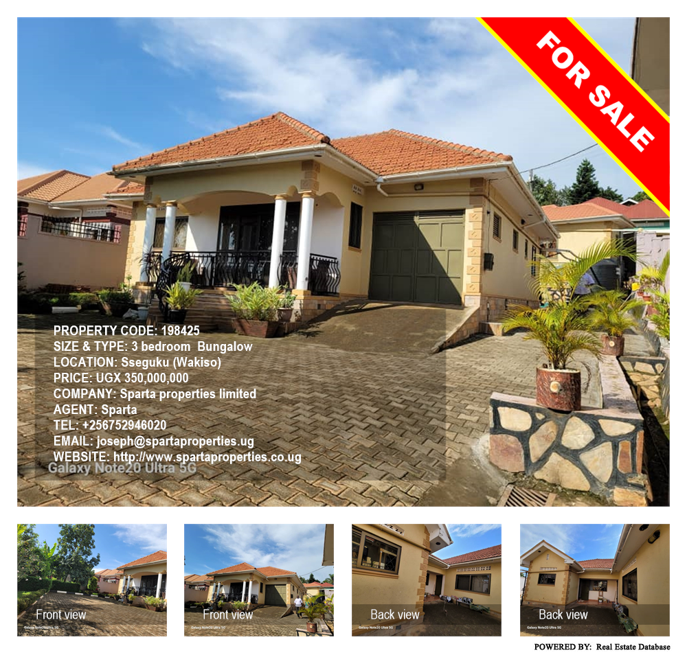 3 bedroom Bungalow  for sale in Seguku Wakiso Uganda, code: 198425