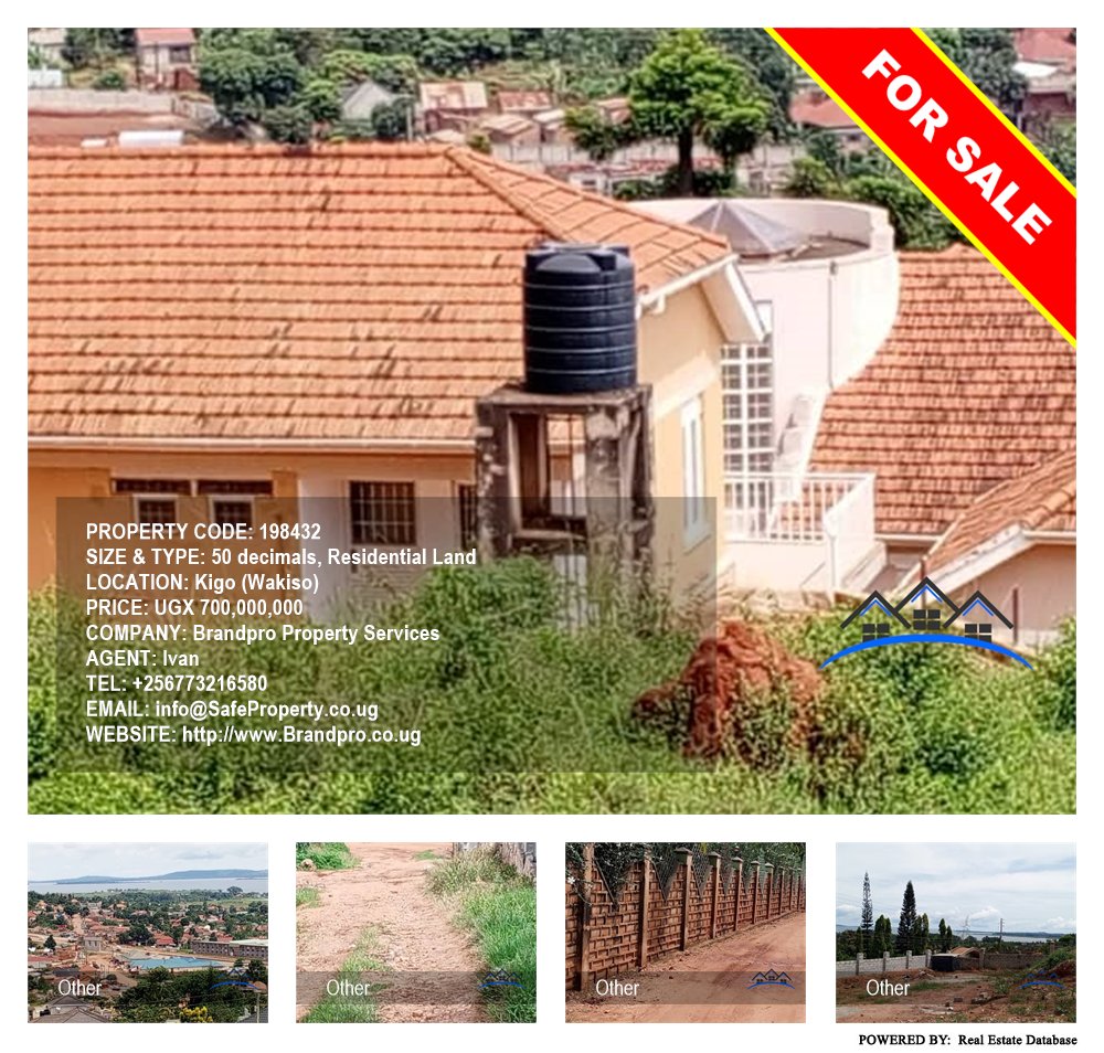 Residential Land  for sale in Kigo Wakiso Uganda, code: 198432