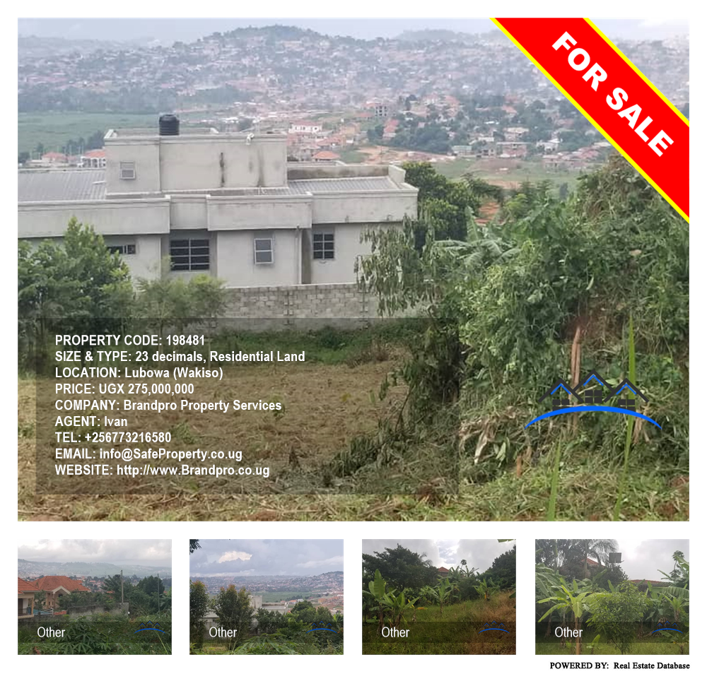 Residential Land  for sale in Lubowa Wakiso Uganda, code: 198481