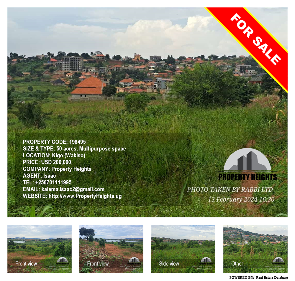 Multipurpose space  for sale in Kigo Wakiso Uganda, code: 198495