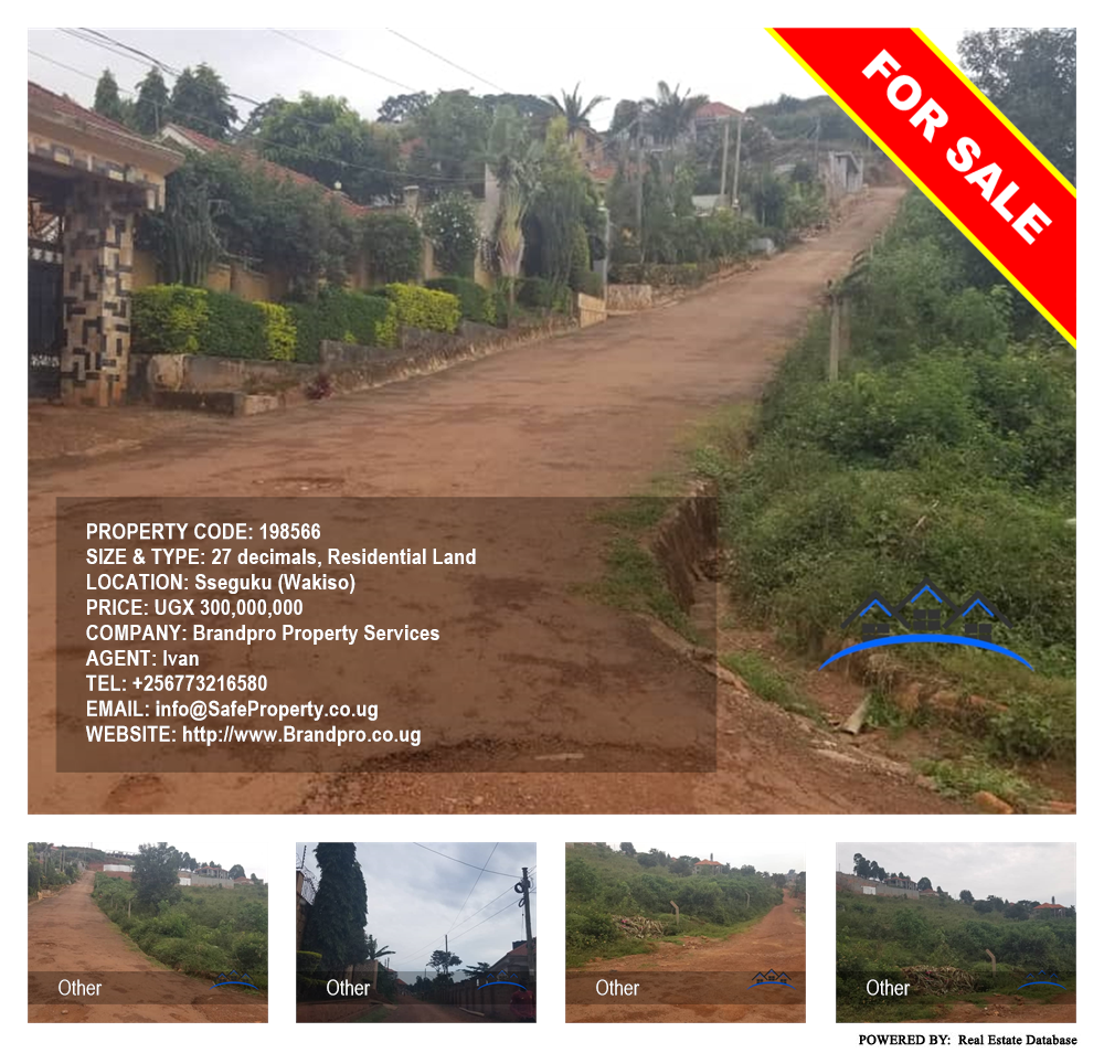 Residential Land  for sale in Seguku Wakiso Uganda, code: 198566