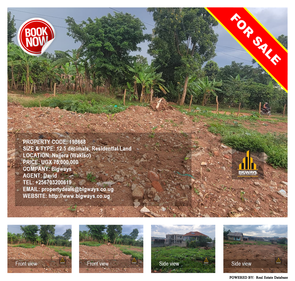 Residential Land  for sale in Najjera Wakiso Uganda, code: 198668