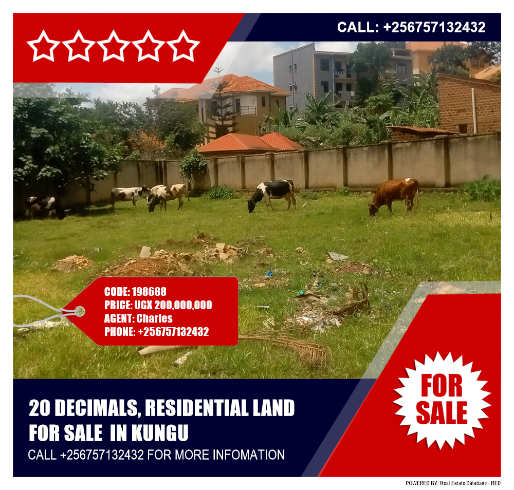 Residential Land  for sale in Kungu Kampala Uganda, code: 198688