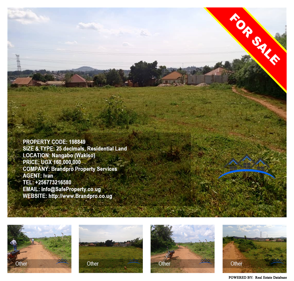 Residential Land  for sale in Nangabo Wakiso Uganda, code: 198849