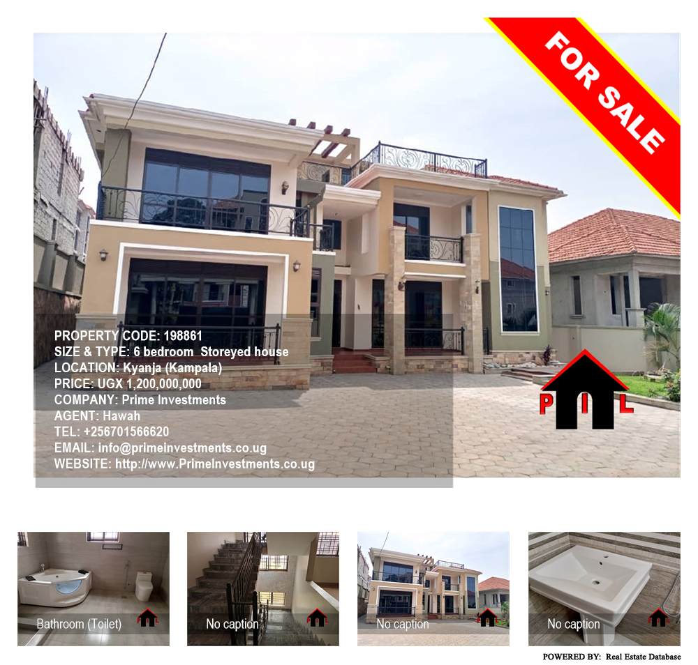 6 bedroom Storeyed house  for sale in Kyanja Kampala Uganda, code: 198861