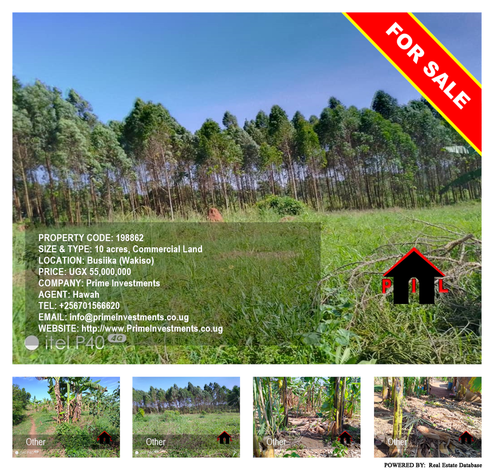 Commercial Land  for sale in Busiika Wakiso Uganda, code: 198862
