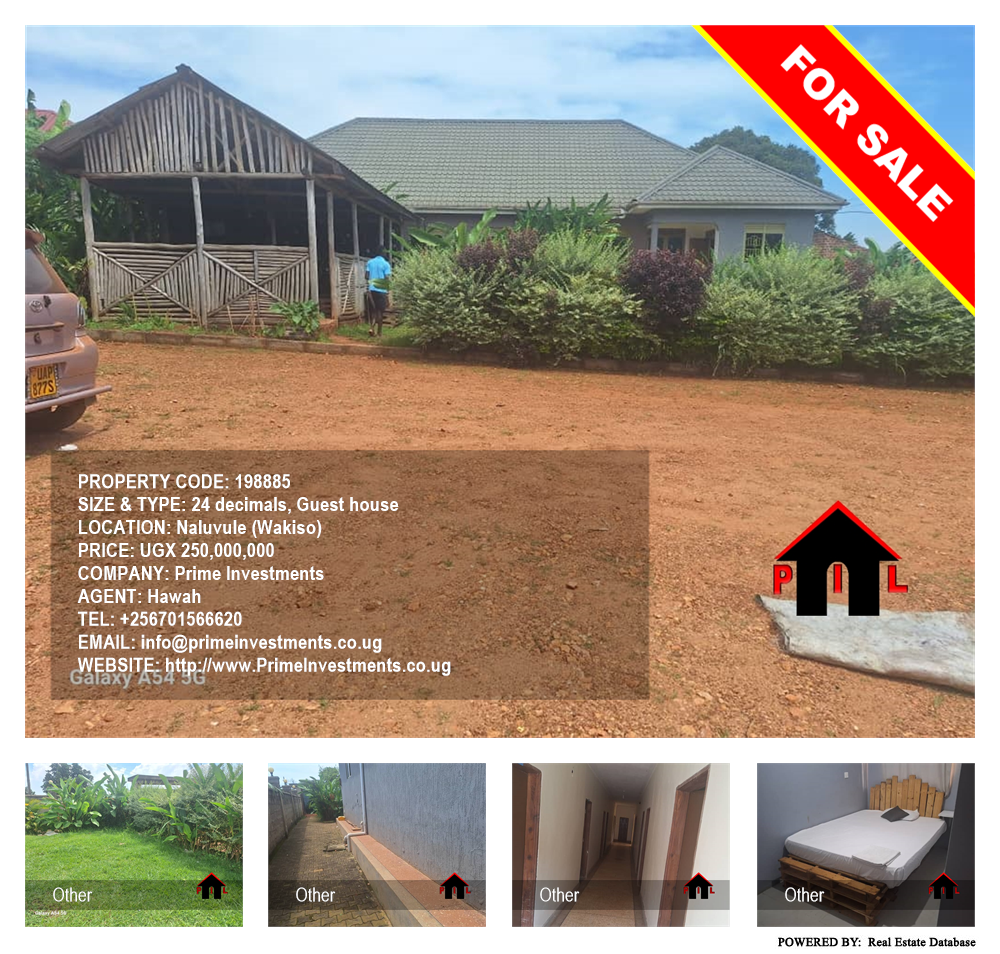 Guest house  for sale in Naluvule Wakiso Uganda, code: 198885