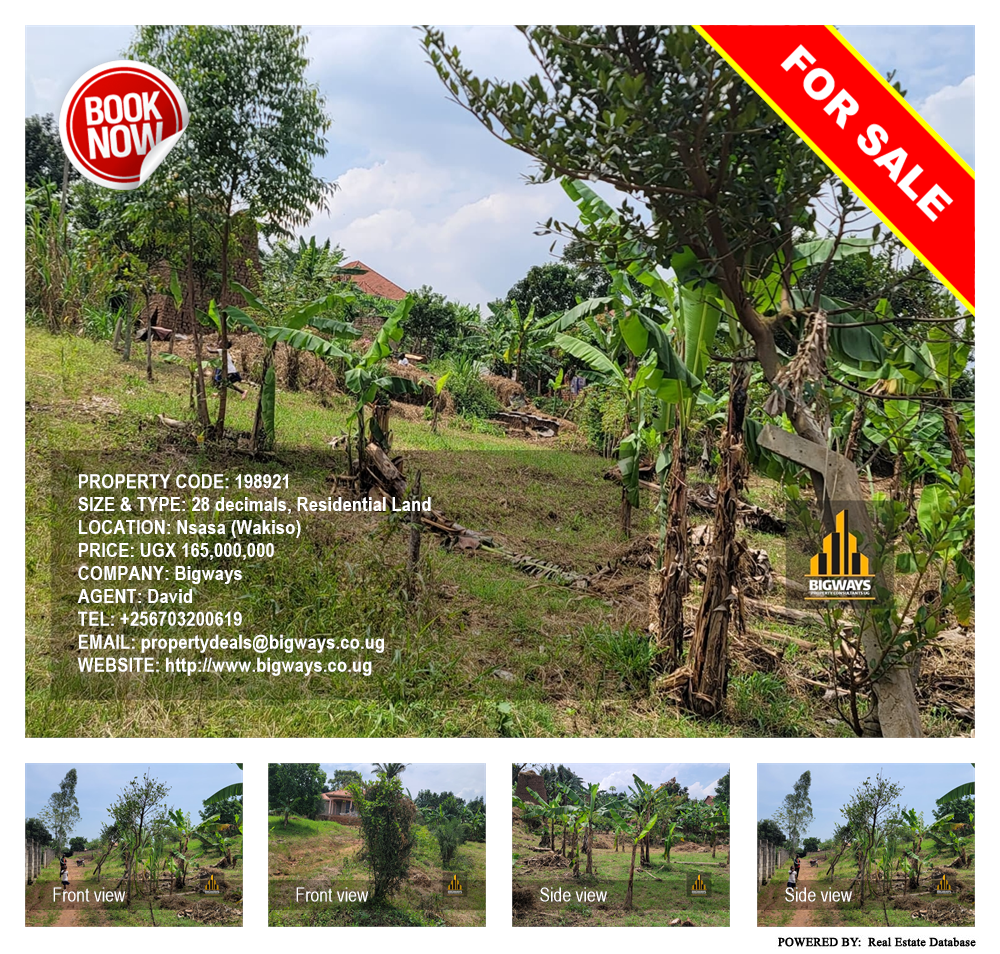 Residential Land  for sale in Nsasa Wakiso Uganda, code: 198921