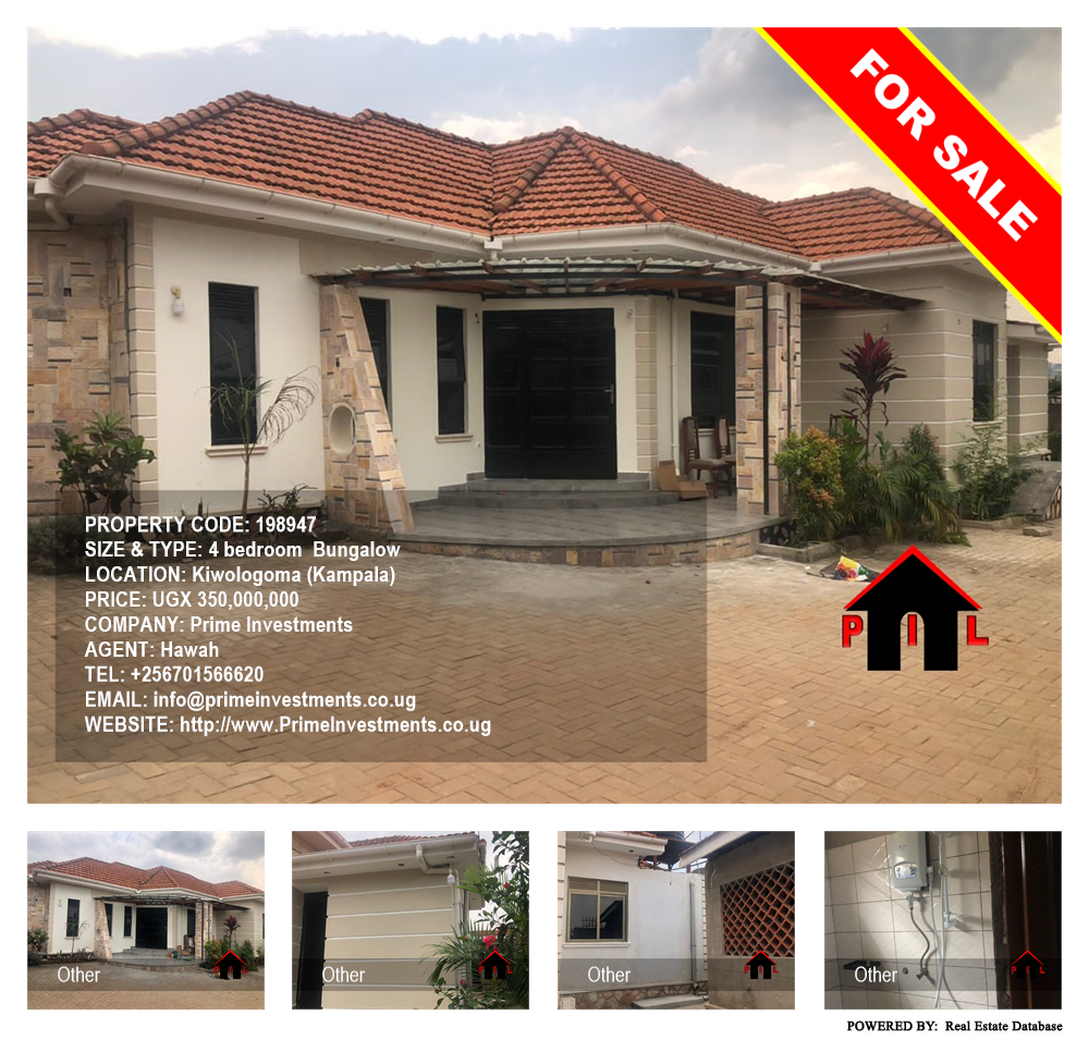 4 bedroom Bungalow  for sale in Kiwologoma Kampala Uganda, code: 198947