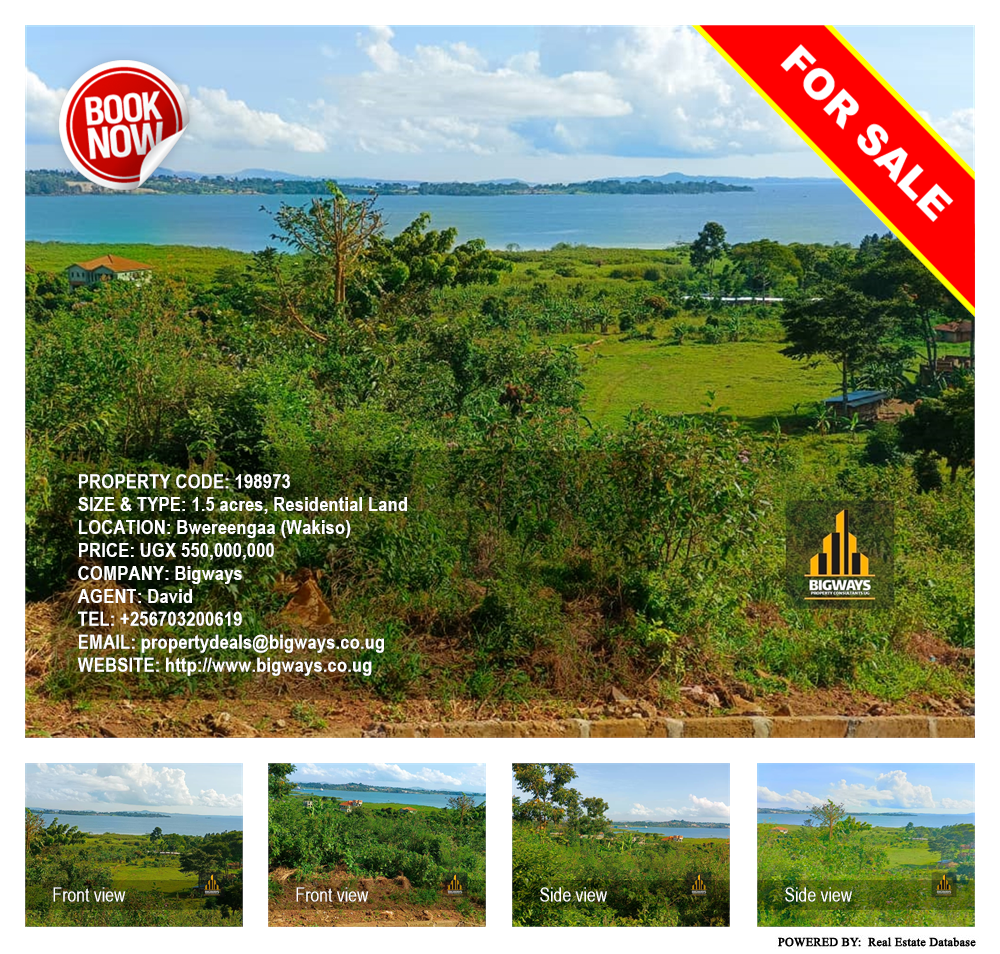 Residential Land  for sale in Bwelenga Wakiso Uganda, code: 198973