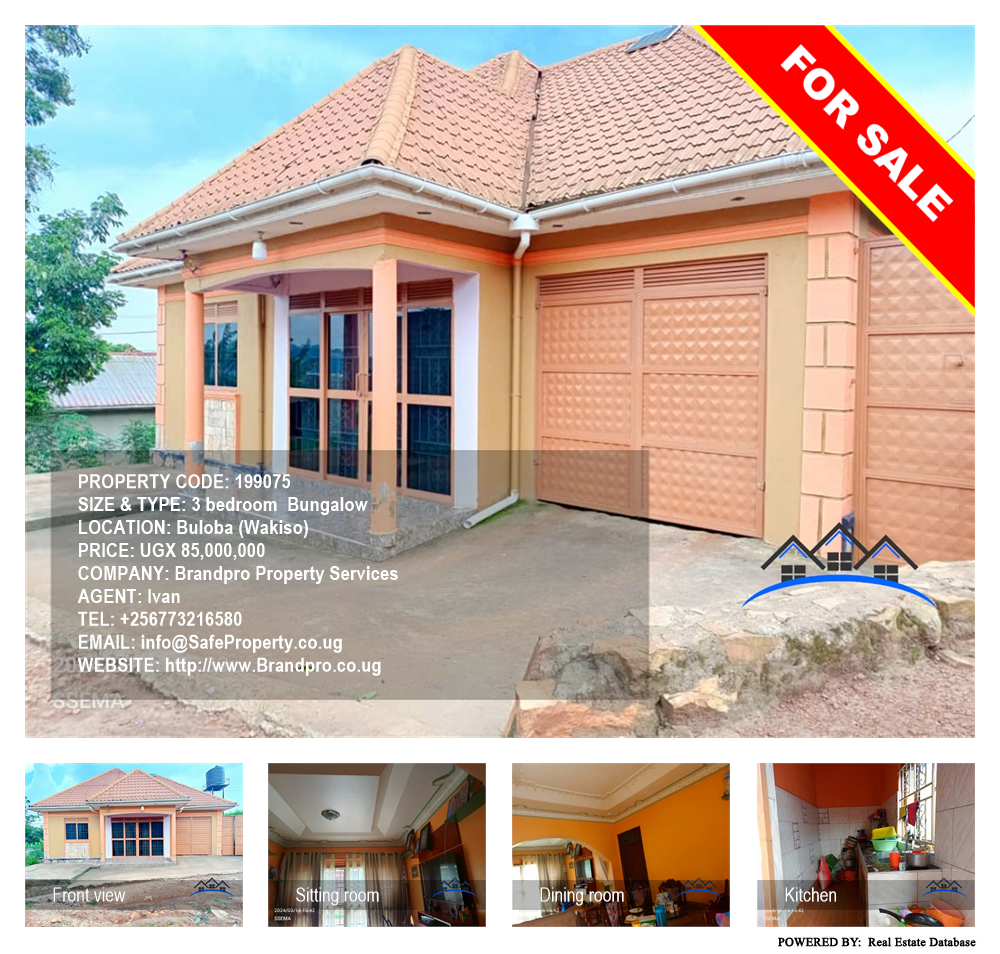 3 bedroom Bungalow  for sale in Buloba Wakiso Uganda, code: 199075