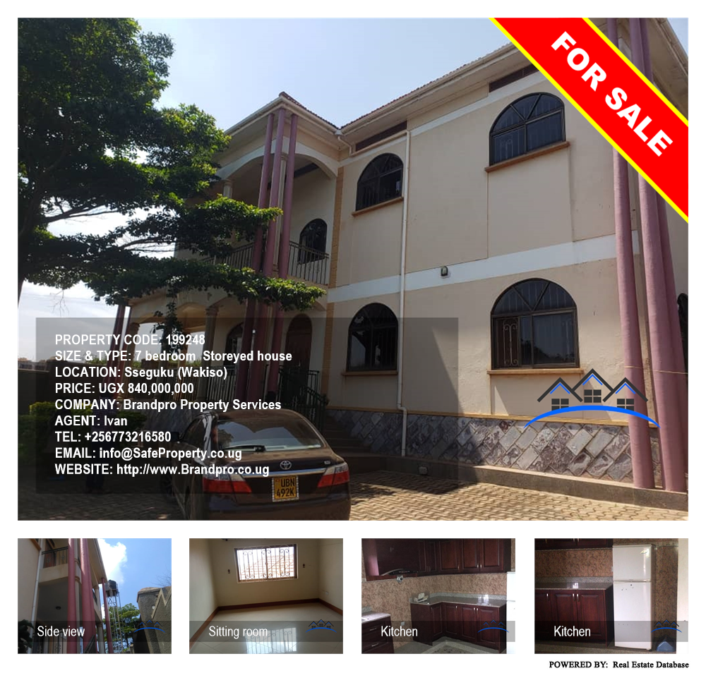 7 bedroom Storeyed house  for sale in Seguku Wakiso Uganda, code: 199248