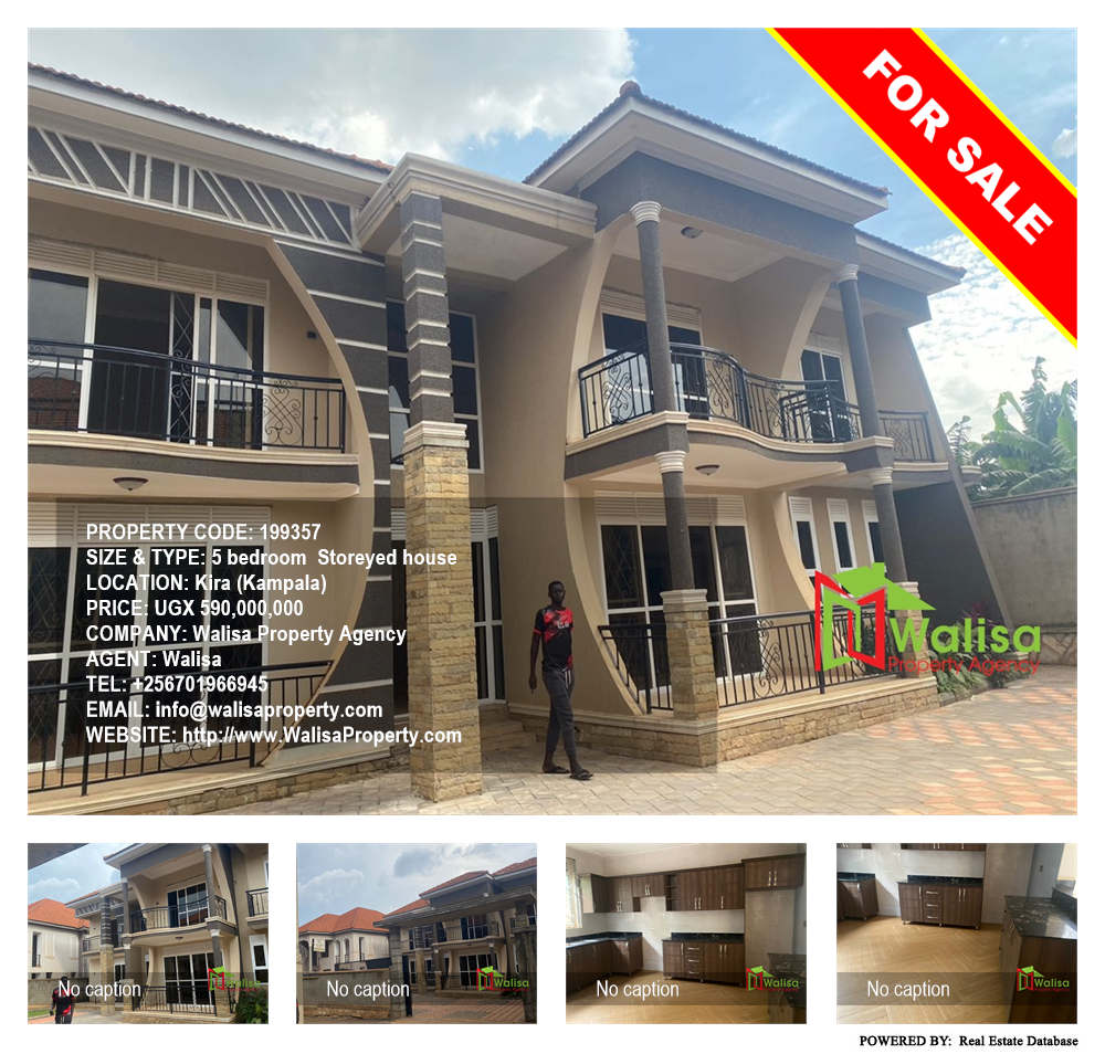 5 bedroom Storeyed house  for sale in Kira Kampala Uganda, code: 199357