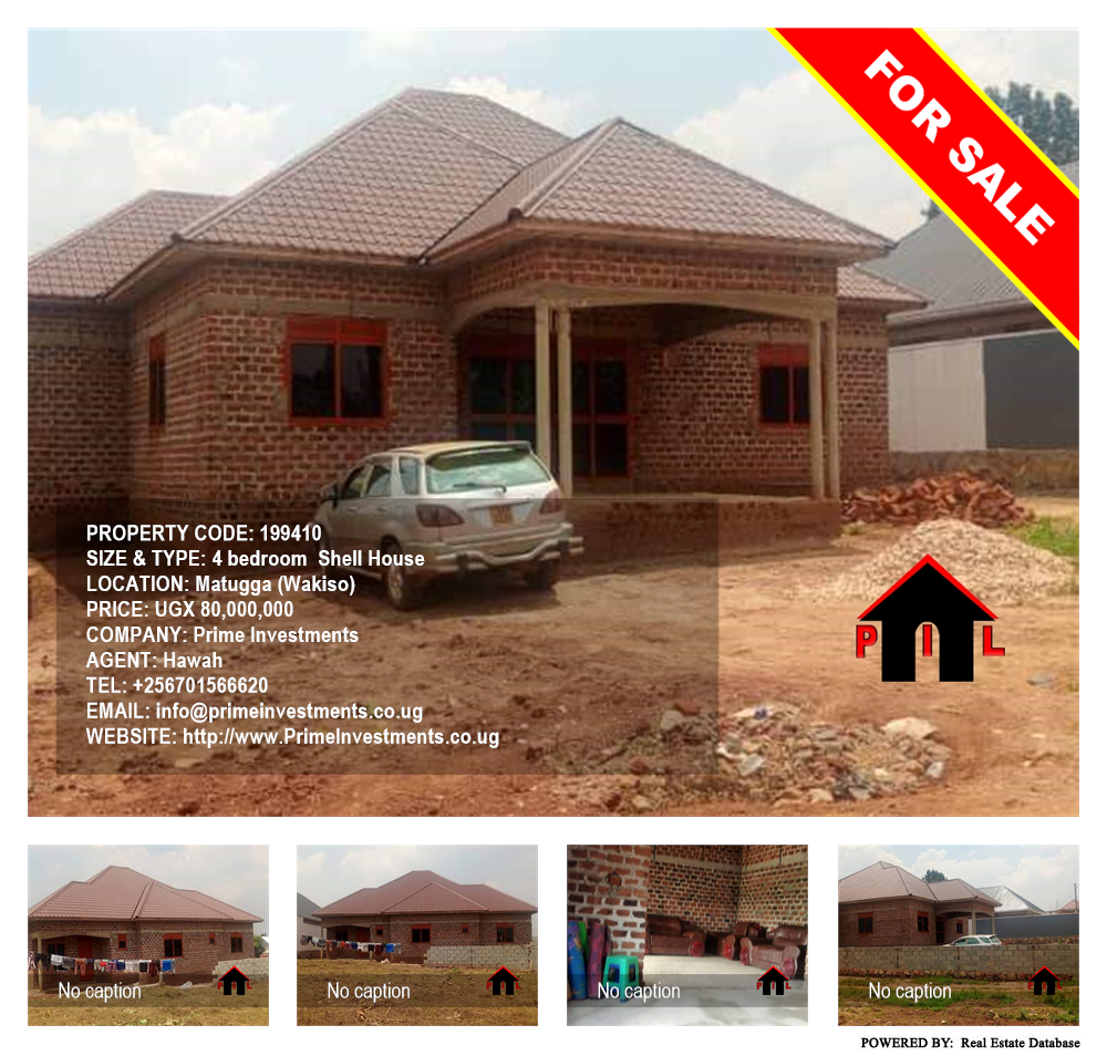 4 bedroom Shell House  for sale in Matugga Wakiso Uganda, code: 199410