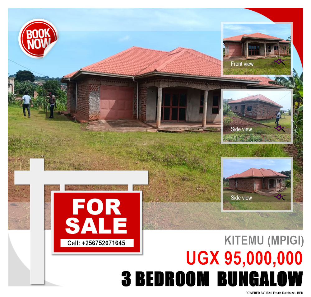 3 bedroom Bungalow  for sale in Kitemu Mpigi Uganda, code: 199468