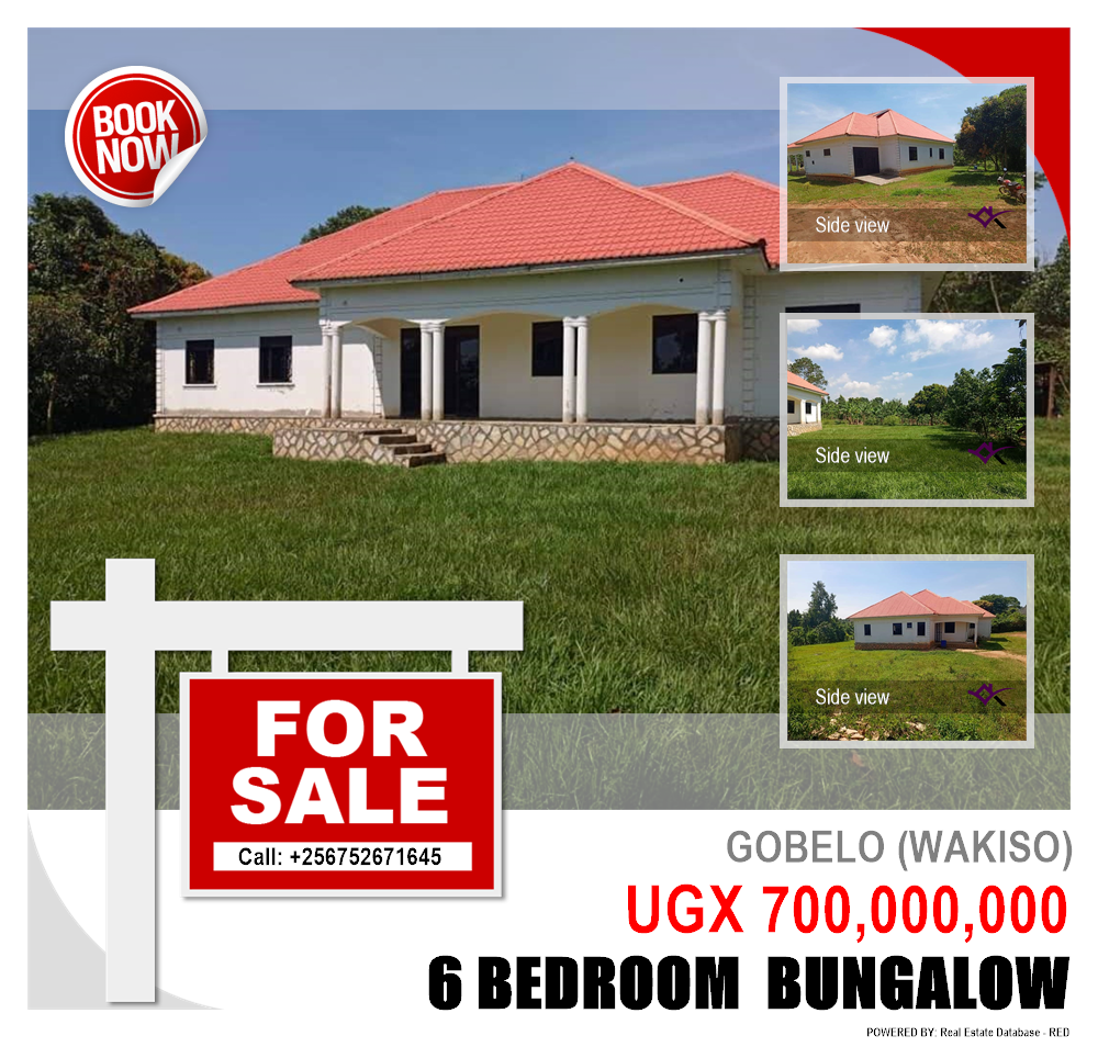 6 bedroom Bungalow  for sale in Gobelo Wakiso Uganda, code: 199475