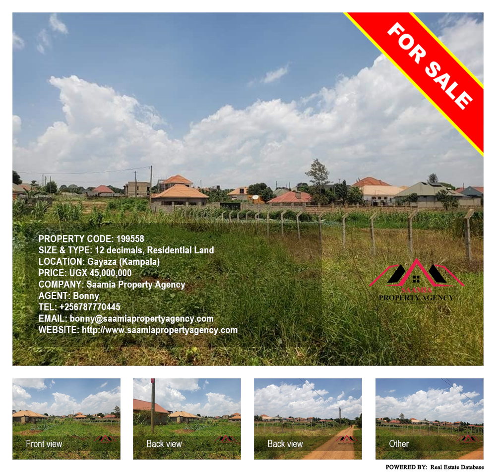 Residential Land  for sale in Gayaza Kampala Uganda, code: 199558
