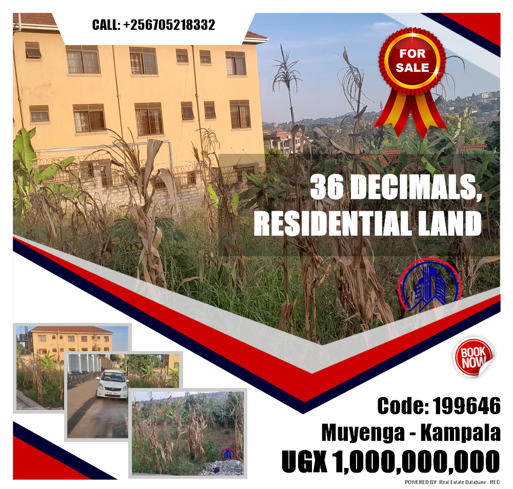 Residential Land  for sale in Muyenga Kampala Uganda, code: 199646