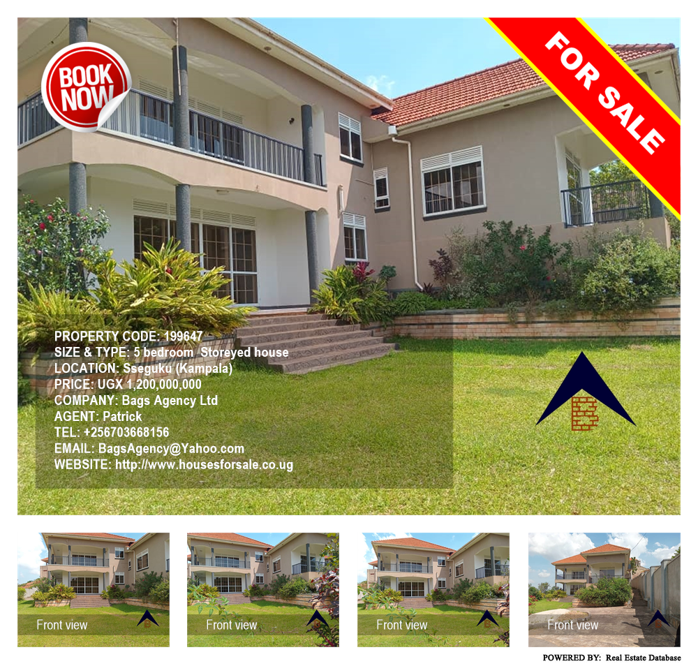 5 bedroom Storeyed house  for sale in Seguku Kampala Uganda, code: 199647