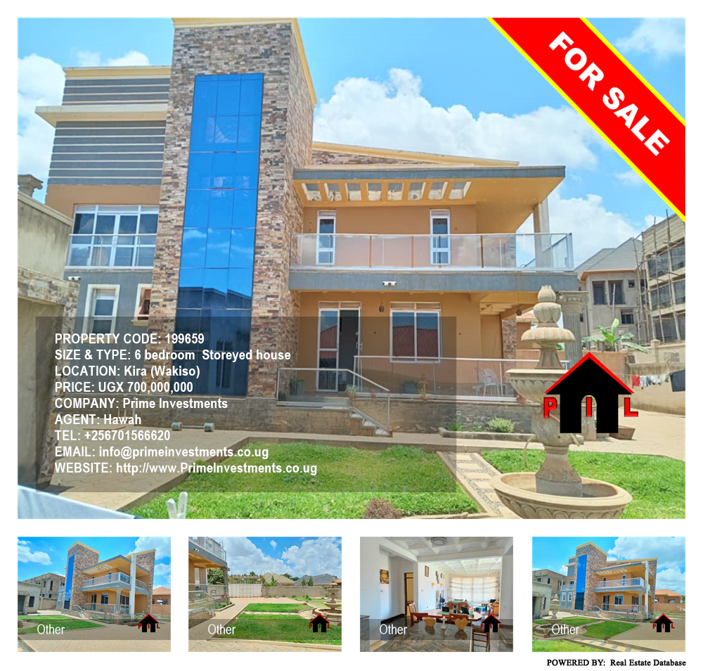 6 bedroom Storeyed house  for sale in Kira Wakiso Uganda, code: 199659