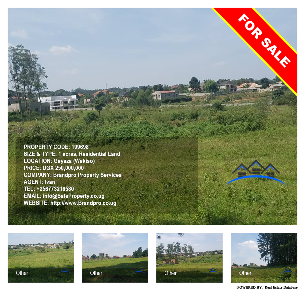 Residential Land  for sale in Gayaza Wakiso Uganda, code: 199698