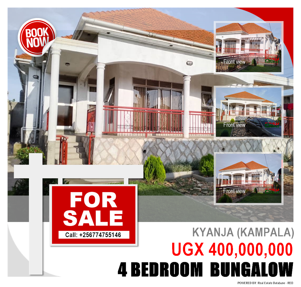 4 bedroom Bungalow  for sale in Kyanja Kampala Uganda, code: 199782