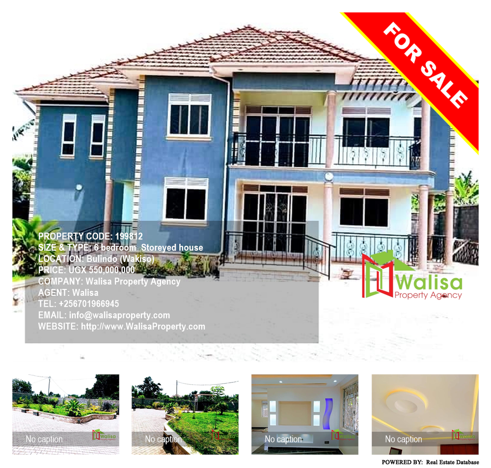 6 bedroom Storeyed house  for sale in Bulindo Wakiso Uganda, code: 199812