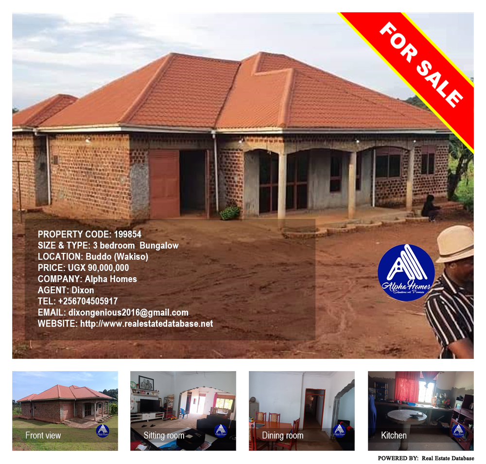 3 bedroom Bungalow  for sale in Buddo Wakiso Uganda, code: 199854