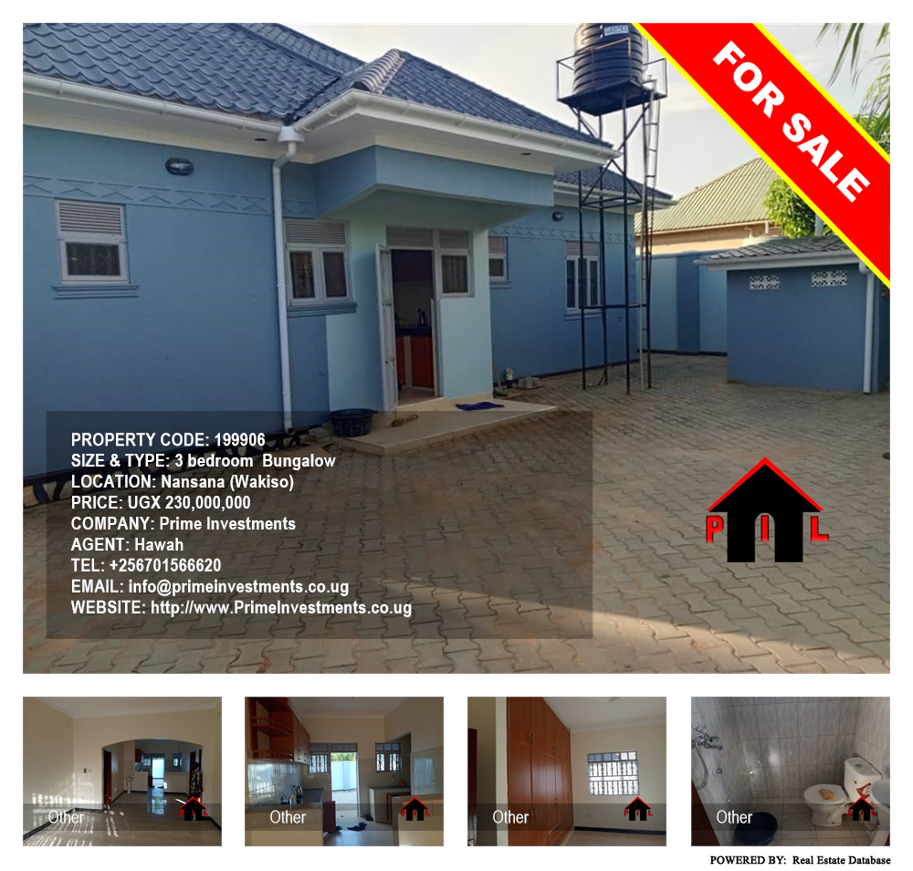 3 bedroom Bungalow  for sale in Nansana Wakiso Uganda, code: 199906