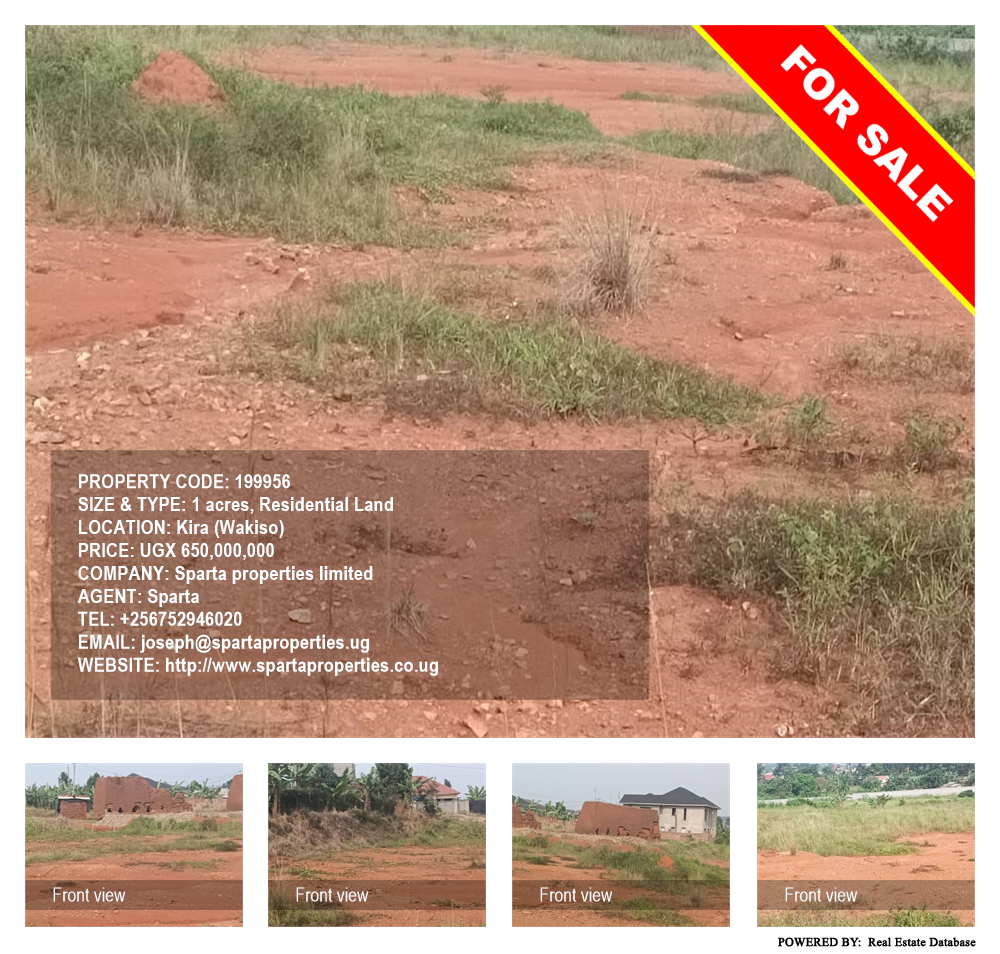 Residential Land  for sale in Kira Wakiso Uganda, code: 199956