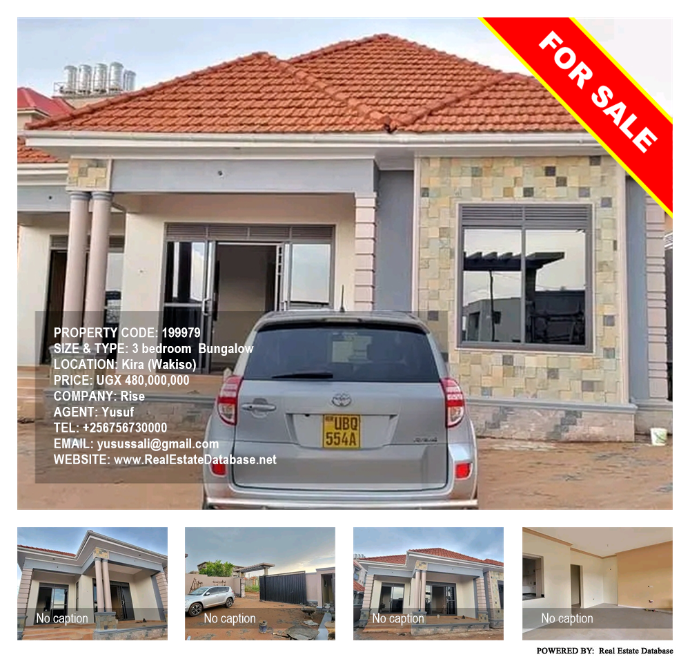 3 bedroom Bungalow  for sale in Kira Wakiso Uganda, code: 199979