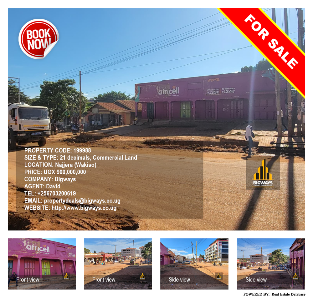 Commercial Land  for sale in Najjera Wakiso Uganda, code: 199988