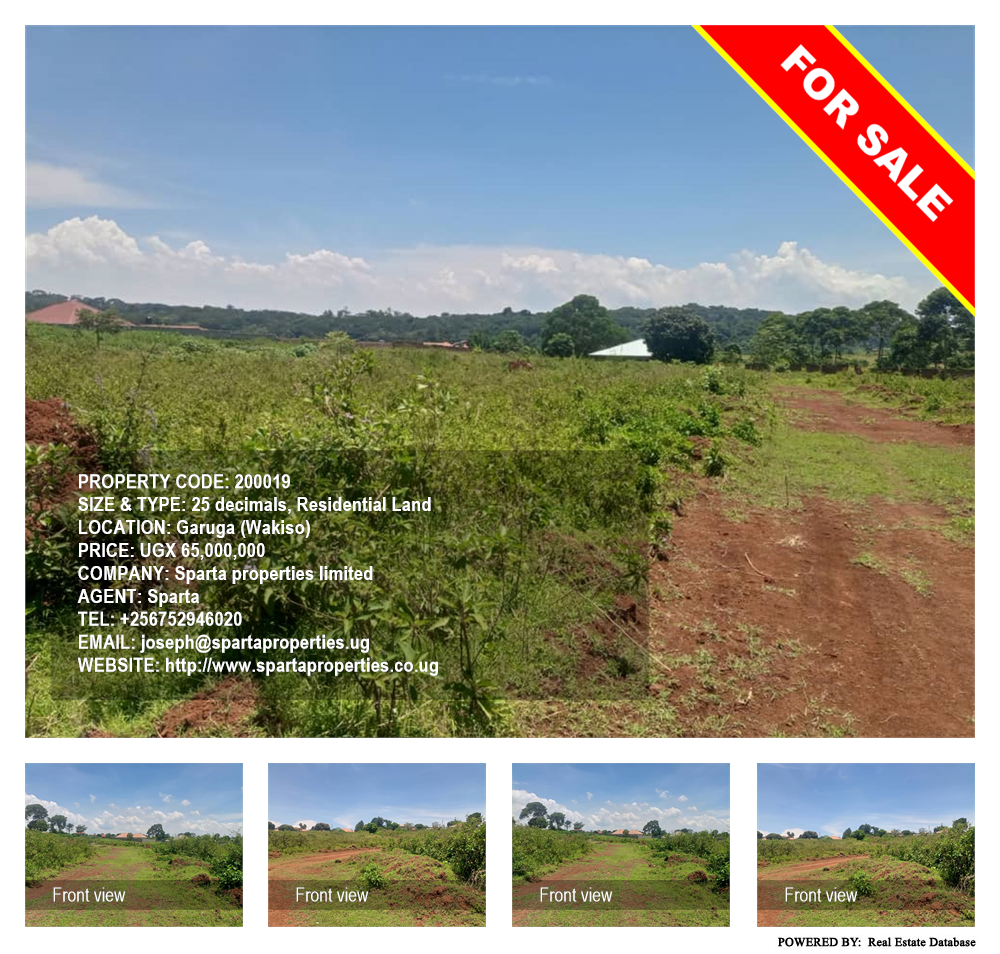 Residential Land  for sale in Garuga Wakiso Uganda, code: 200019