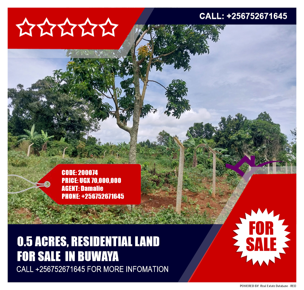Residential Land  for sale in Buwaya Wakiso Uganda, code: 200074
