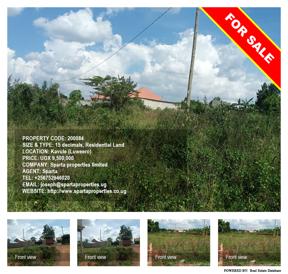 Residential Land  for sale in Kavule Luweero Uganda, code: 200084