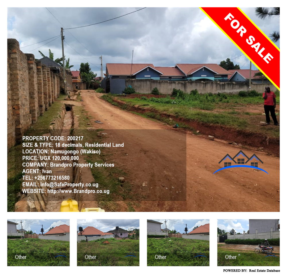 Residential Land  for sale in Namugongo Wakiso Uganda, code: 200217