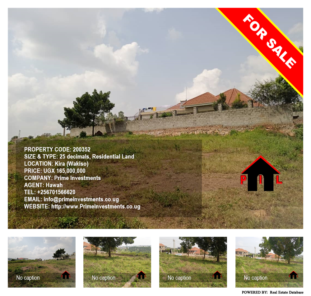 Residential Land  for sale in Kira Wakiso Uganda, code: 200352