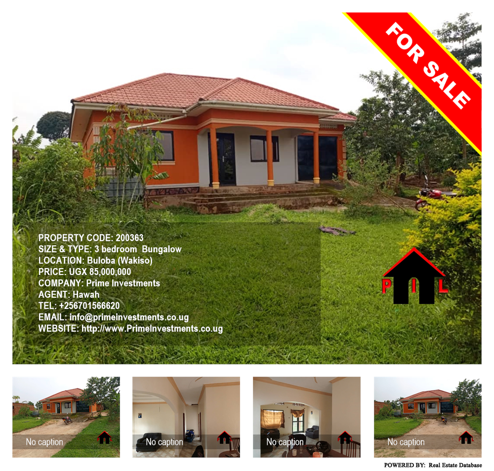 3 bedroom Bungalow  for sale in Buloba Wakiso Uganda, code: 200363