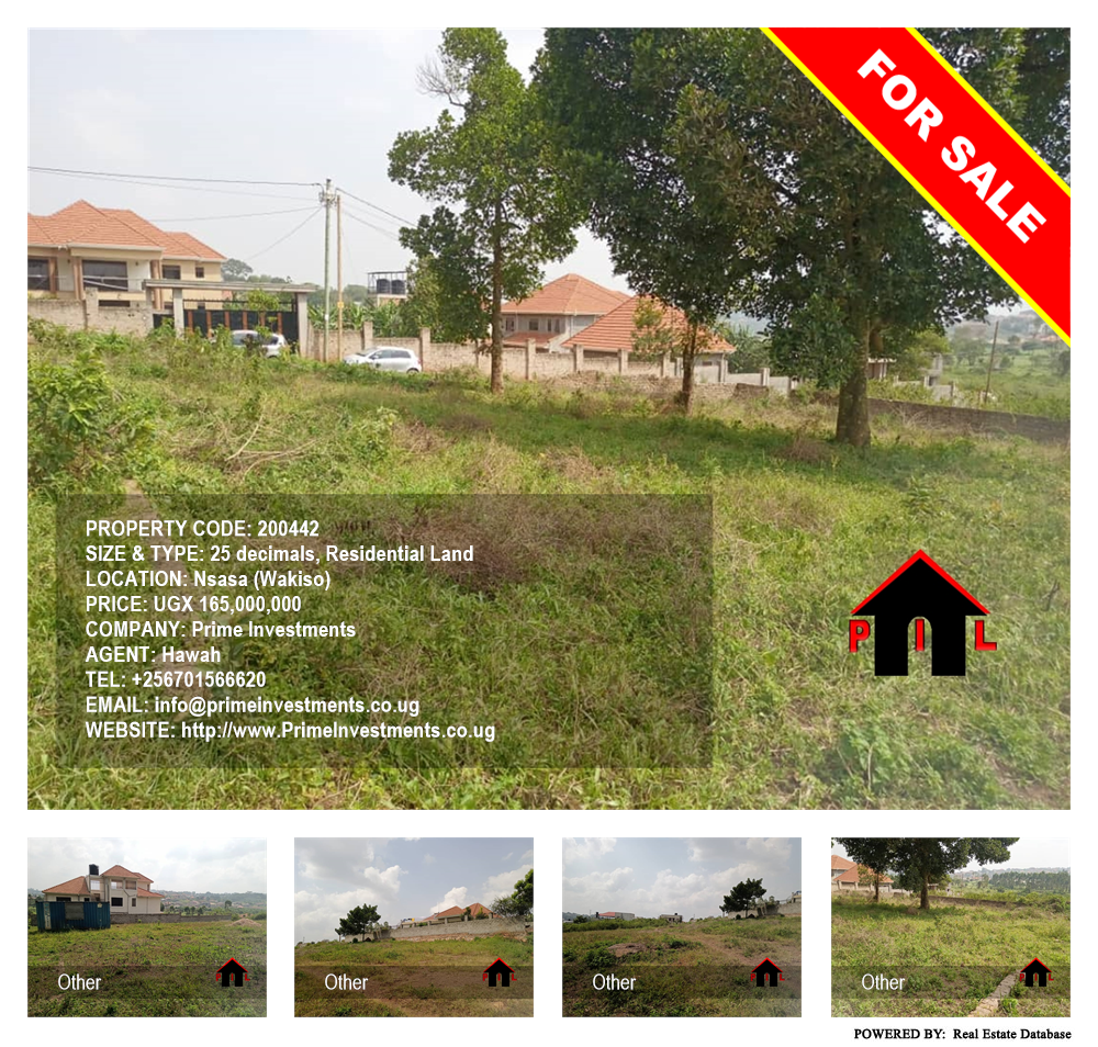 Residential Land  for sale in Nsasa Wakiso Uganda, code: 200442